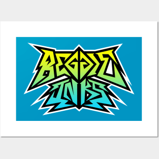 Reggie Inks Thrash Logo Cool Toxic Colors Posters and Art